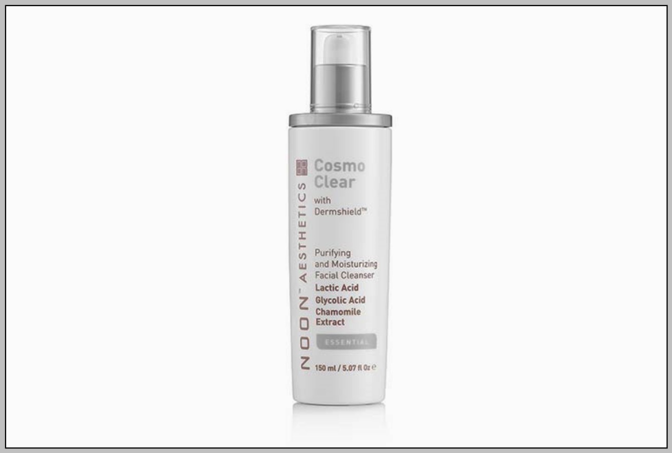 Cosmo Clear with Dermshield. A purifying cleanser 