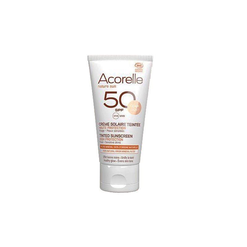 Легкий тональный солнцезащитный крем spf50 50мл 